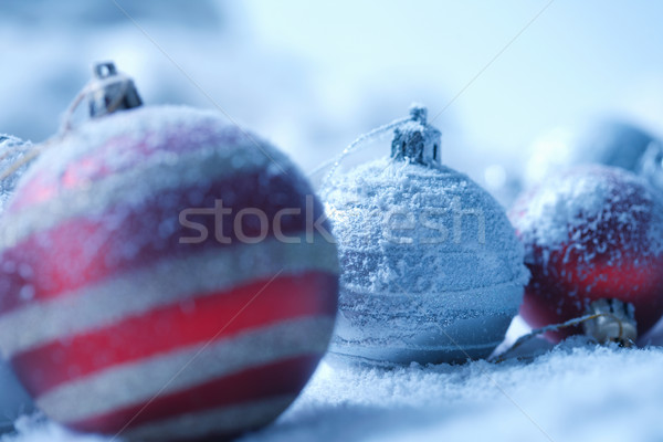 Christmas ornament on  blured background Stock photo © shyshka