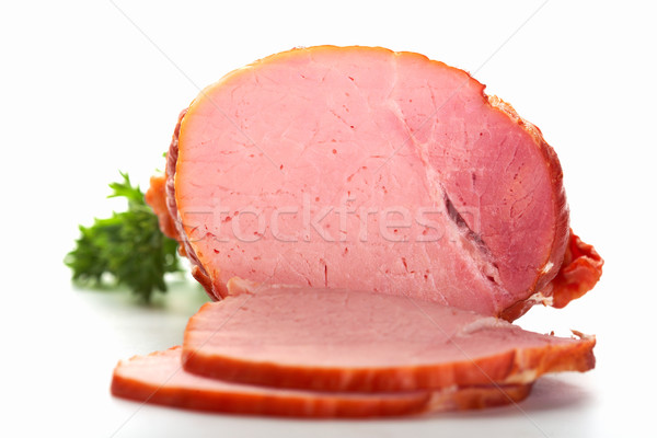 Sliced ham Stock photo © shyshka