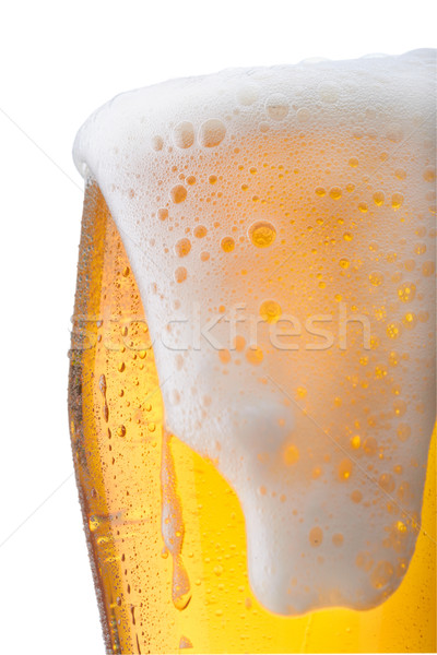 Birra fresche vetro acqua perle abstract Foto d'archivio © shyshka