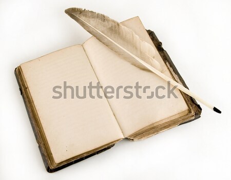 Starożytnych książki świetle streszczenie sztuki czarny Zdjęcia stock © sibrikov