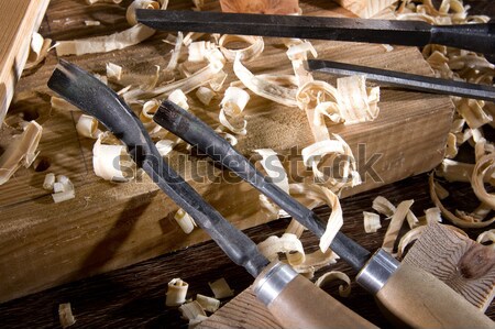 Travail charpentier bois outils texture [[stock_photo]] © sibrikov