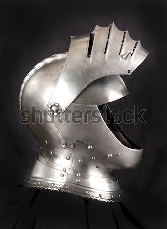 Medieval cavaler metal protecţie soldat Imagine de stoc © sibrikov