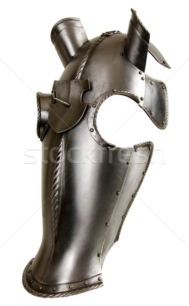 Armatura testa cavallo medievale cavaliere Foto d'archivio © sibrikov