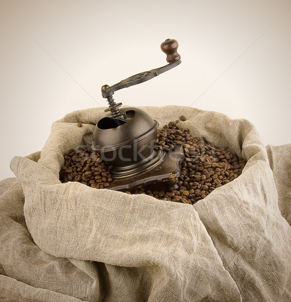 Kávé magvak használt előkészítés népszerű illatos Stock fotó © sibrikov