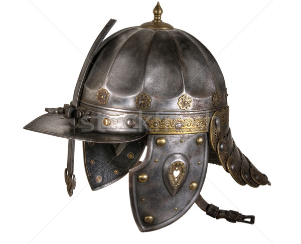 Fer casque médiévale chevalier lourd guerre [[stock_photo]] © sibrikov