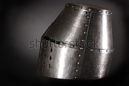 Medieval cavaler metal protecţie soldat Imagine de stoc © sibrikov