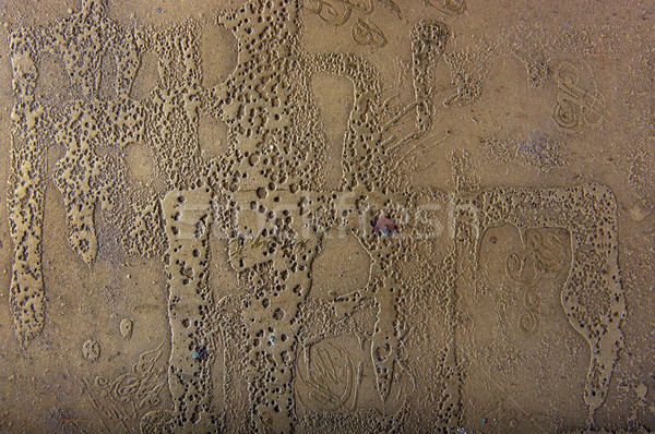 The texture on metal plates Stock photo © sibrikov