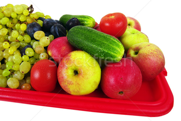 Gemüse Obst gekauft ländlichen Markt Natur Stock foto © sibrikov