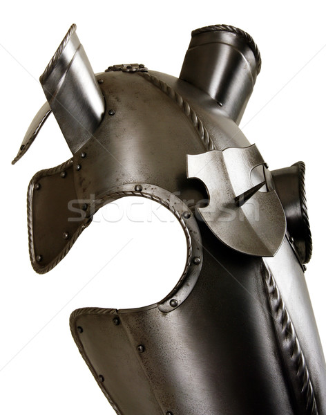 Rüstung Kopf Pferd mittelalterlichen Ritter Stock foto © sibrikov