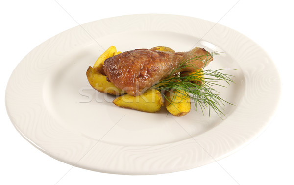 étterem ízletes gyönyörű étel fehér konyha Stock fotó © sibrikov