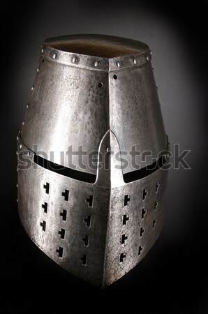 Medieval cavaler metal protecţie soldat Imagine de stoc © sibrikov