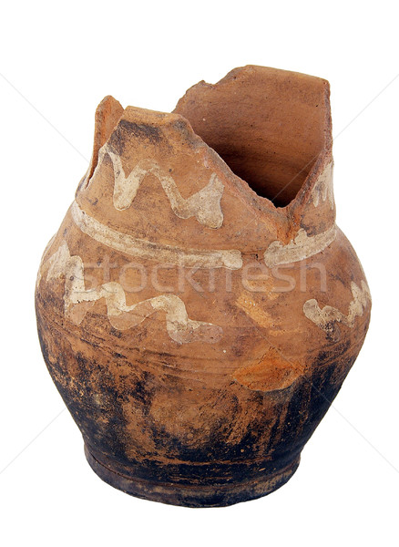 Stock photo: The broken pot