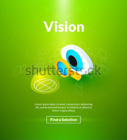 Zoom in icon in different style Stock photo © sidmay