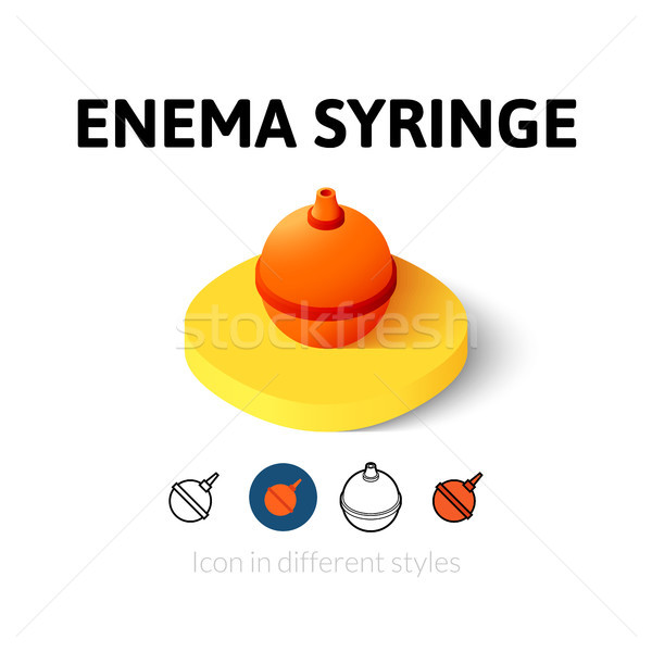 [[stock_photo]]: Seringue · icône · différent · style · vecteur · symbole