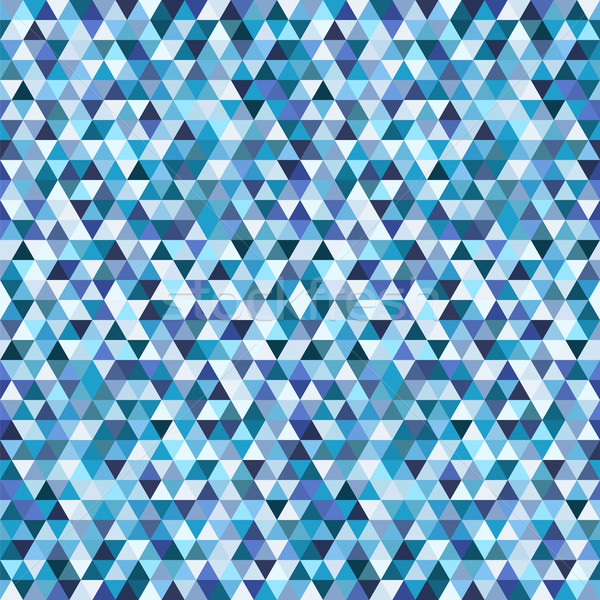 Foto d'archivio: Geometrica · mosaico · blu · triangolo · texture