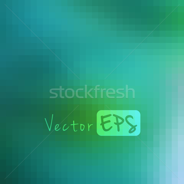 Digital pătrat pixeli mozaic vector luminos Imagine de stoc © sidmay