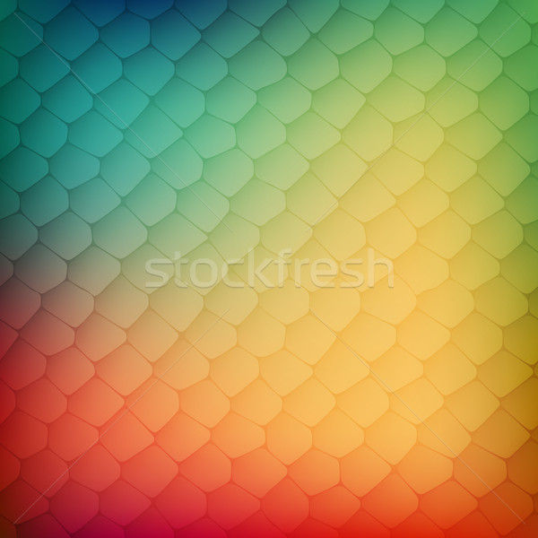 Abstract background of colored cells Stock photo © sidmay