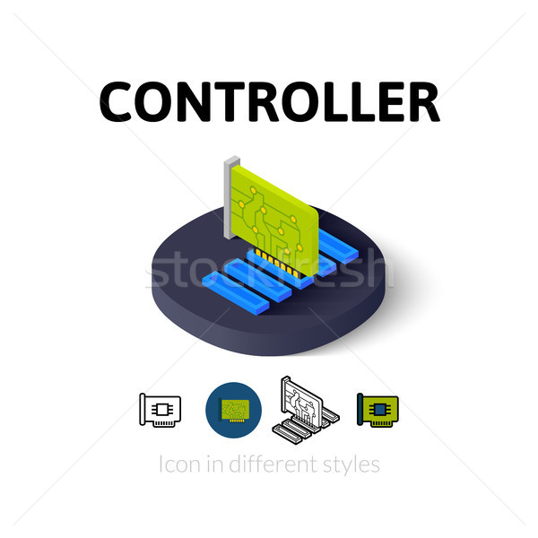 Controller icon in different style Stock photo © sidmay