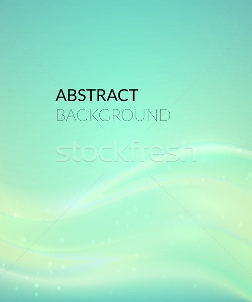 Abstract cyan background with smooth lines Stock photo © sidmay