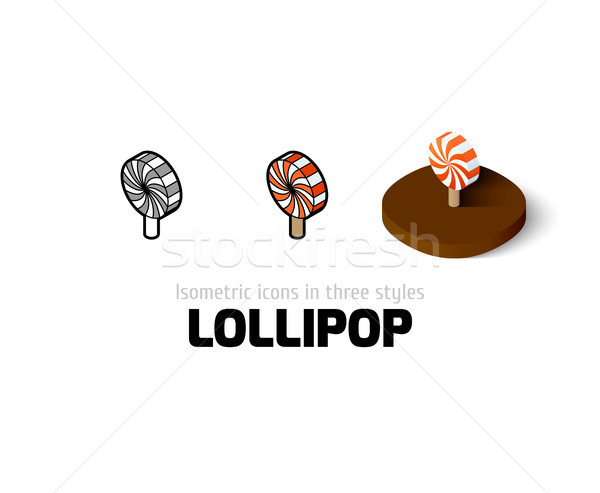 Lollipot icon in different style Stock photo © sidmay