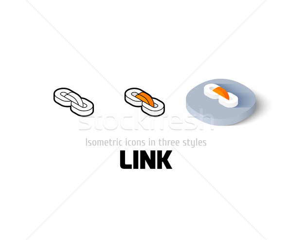 Link ícone diferente estilo vetor símbolo Foto stock © sidmay