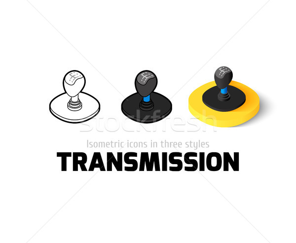 Stock photo: Transmission icon in different style