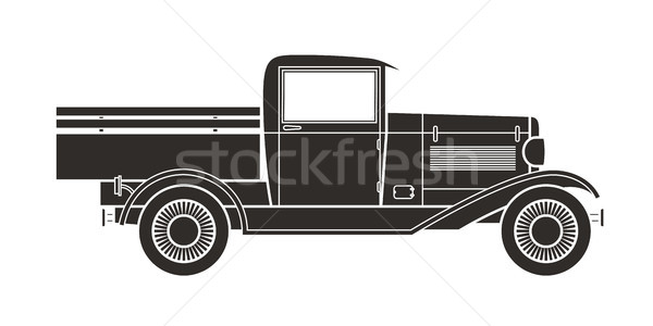 ретро грузовика автомобилей Vintage коллекция классический Сток-фото © sidmay