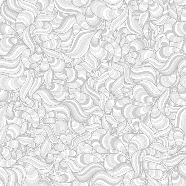 Seamless abstract hand-drawn waves pattern Stock photo © sidmay