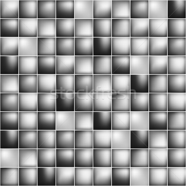 Glossy colorful mosaic square cells grid Stock photo © sidmay