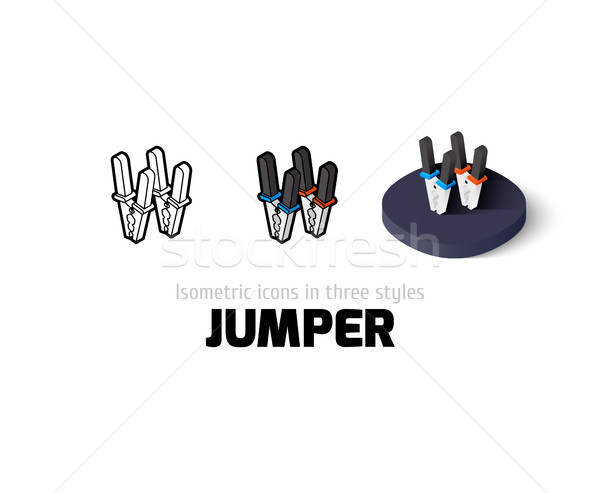 Jumper icon in different style Stock photo © sidmay