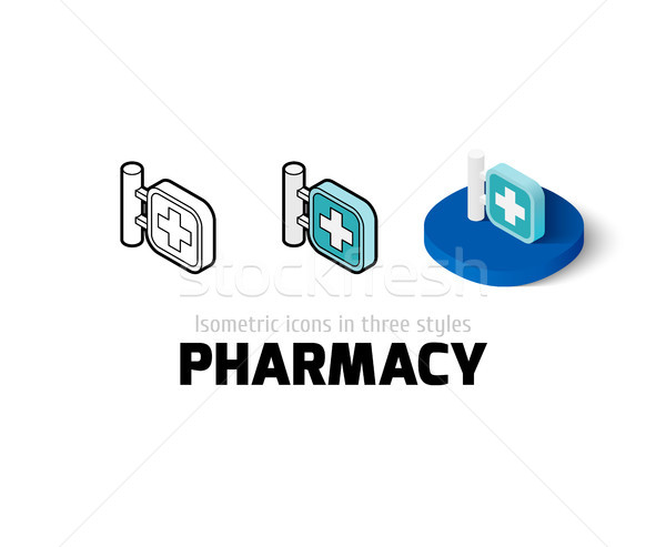 Foto d'archivio: Farmacia · icona · diverso · stile · vettore · simbolo