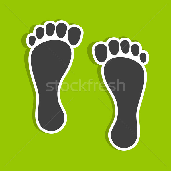 Foot imprints  Stock photo © Silanti