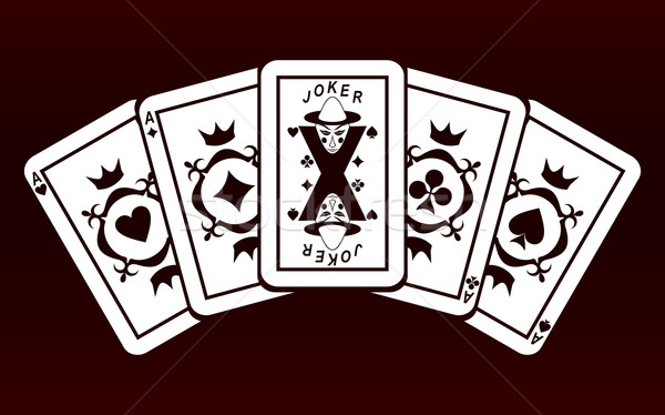 Four Aces and Joker. Stock photo © Silanti