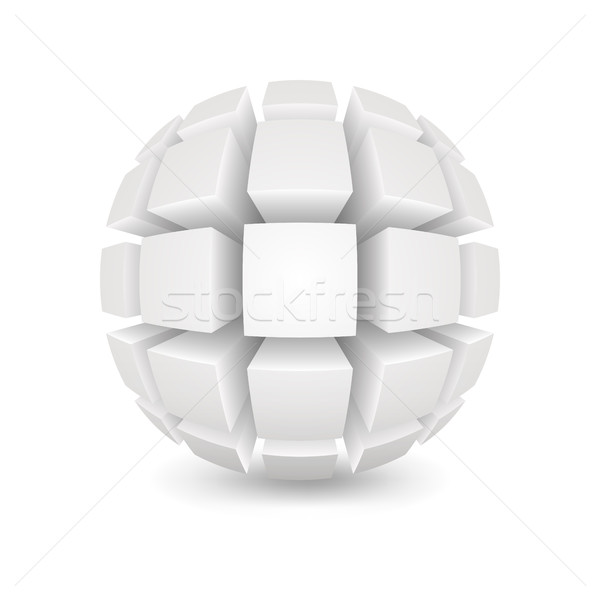 Blanco esfera objeto gradiente utilizado Foto stock © Silanti