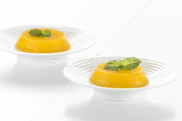 Kókusz desszert tojás cukorka citromsárga édes Stock fotó © simas2