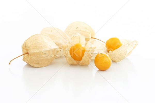 Essen Obst orange gelb Saatgut Beeren Stock foto © simas2