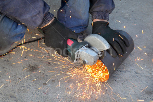 Hand tool for grinding Stock photo © simazoran