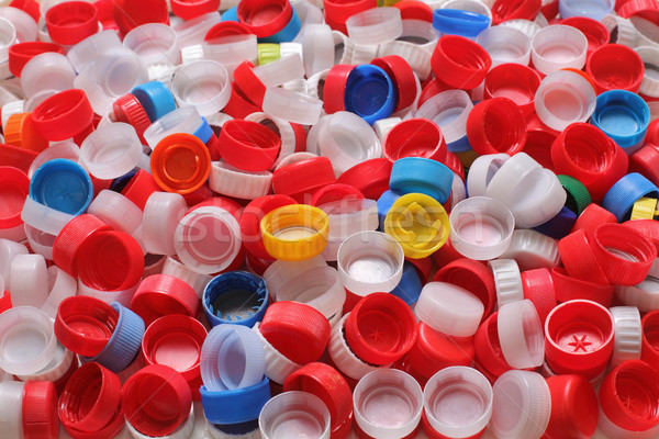 Plastic bottle caps for recycling Stock photo © simazoran