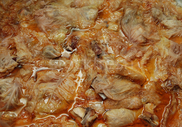 Kochen Kohl groß Topf Abendessen Essen Stock foto © simazoran