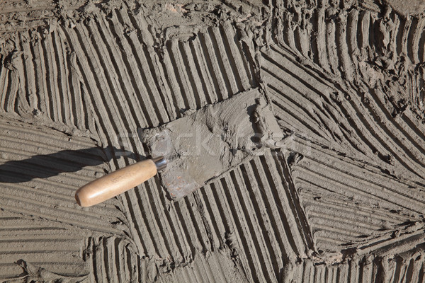 плитка клей полу стены инструментом Сток-фото © simazoran