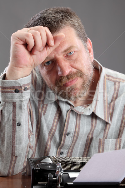 Homme portrait milieu âge écrivain journaliste [[stock_photo]] © simazoran