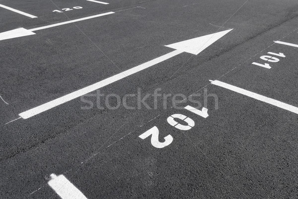 New parking places marking Stock photo © simazoran