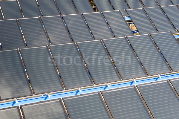 プレート 太陽 コレクタ エネルギー 公正 ストックフォト © simazoran
