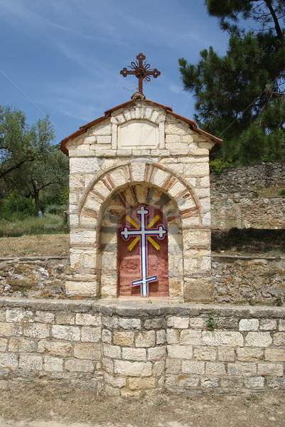 монастырь подробность древних православный святой Греция Сток-фото © simazoran