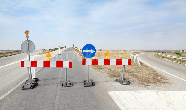 Road construction Stock photo © simazoran