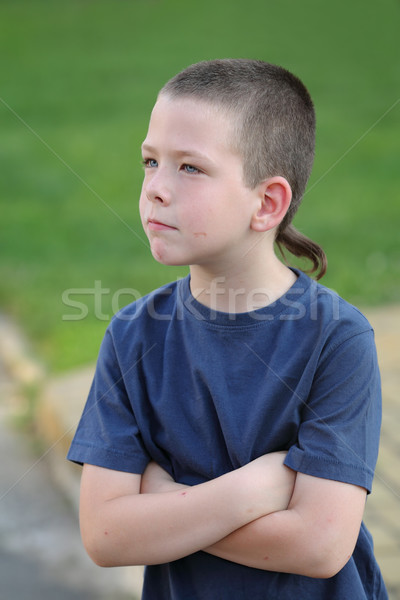 молодые кавказский дуется мальчика человека Сток-фото © simazoran