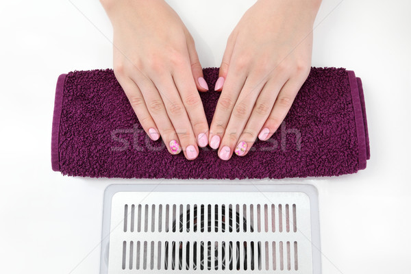 Beauty treatment of fingernails Stock photo © simazoran