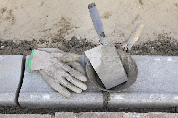 Mason equipment Stock photo © simazoran