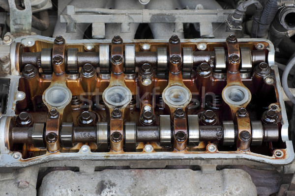 Automotive onderdelen auto motor hoofd Stockfoto © simazoran