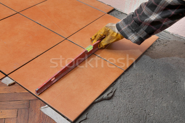 Home renovation, tiles Stock photo © simazoran